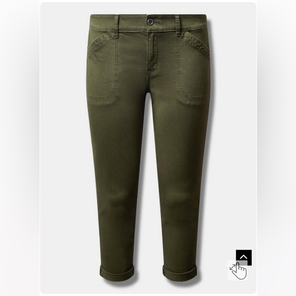 Torrid Perfect Relaxed Utility Crop Pant Size 24W NWT - Picture 4 of 4